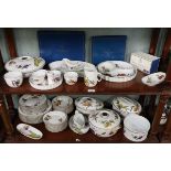 Large collection of Royal Worcester Evesham pattern