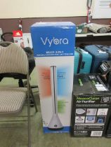 +VAT A boxed Vybra 3-in-1 heater, cooling fan, and air steriliser