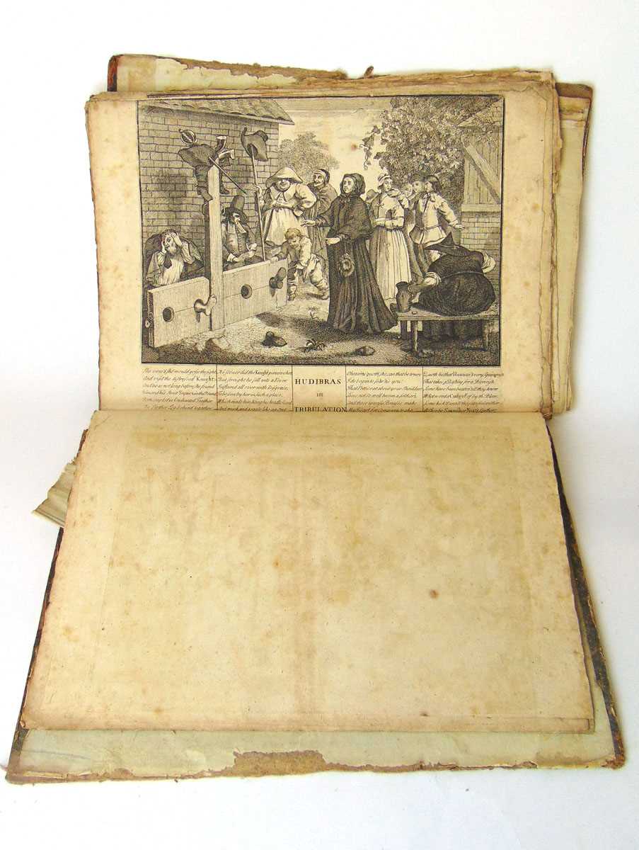 William Hogarth, a portfolio of assorted 18th century engravings to include ten illustrations for - Image 2 of 3