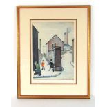 Laurence Stephen Lowry RBA RA (1887-1976), 'Viaduct', limited edition colour print, number 618.