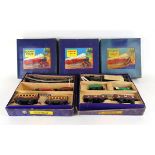 Hornby O gauge, five boxed sets comprising, M1 Passenger set, M1 Goods set and three M 0 Goods sets