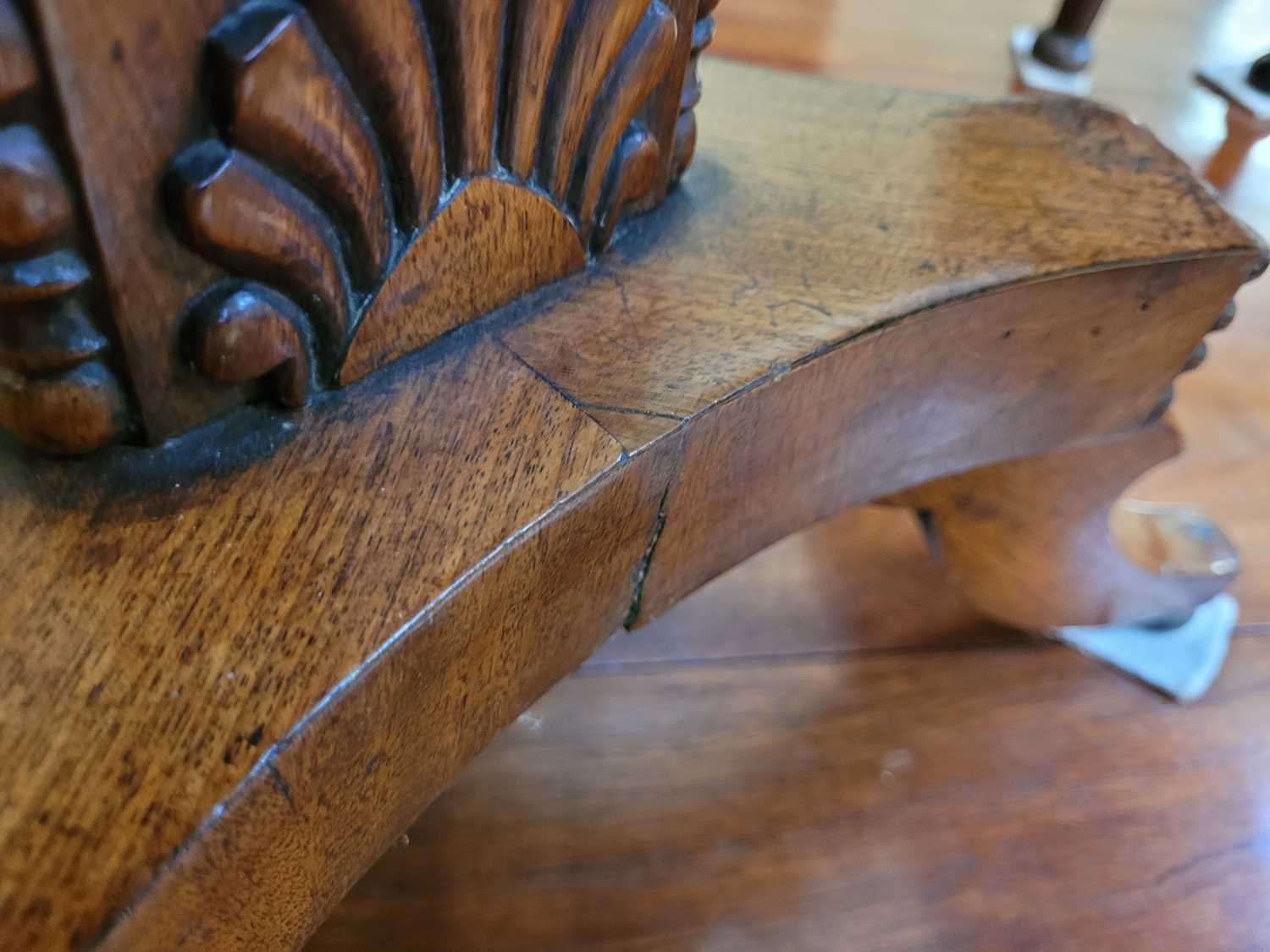 A Regency mahogany occasional table, the circular top with applied match striker edge, on a - Image 8 of 8