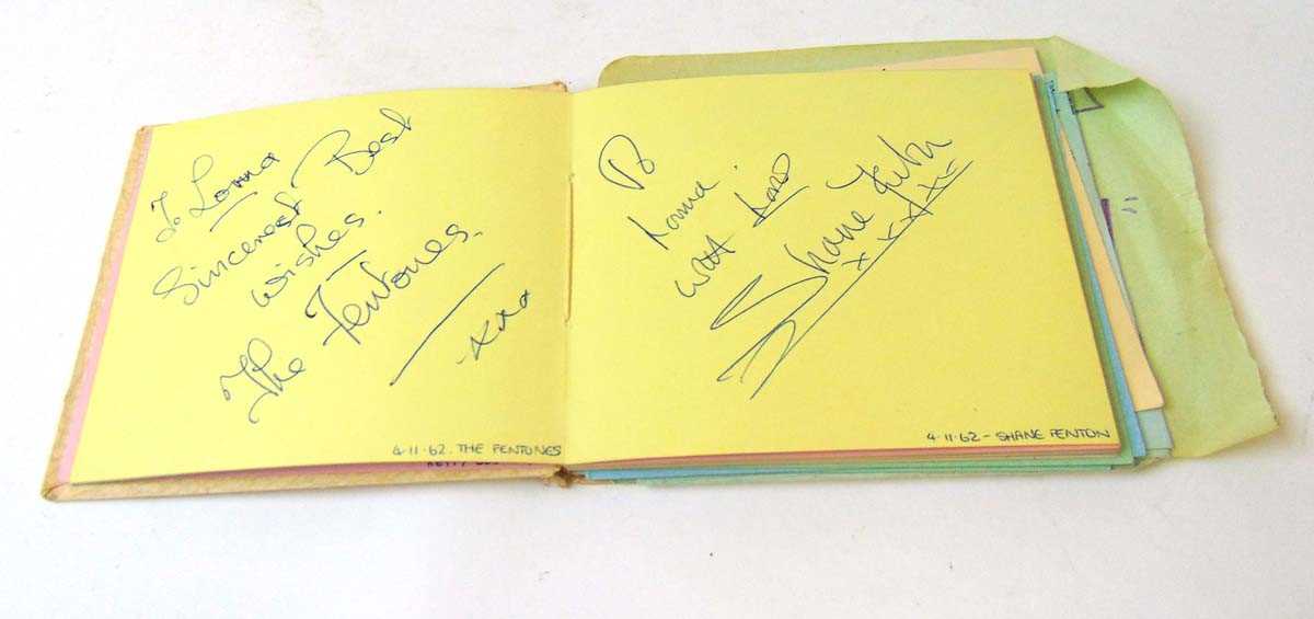 An autograph album covering the 1950' & 60's, to include Paul McCartney, John Lennon & Ringo - Image 4 of 37