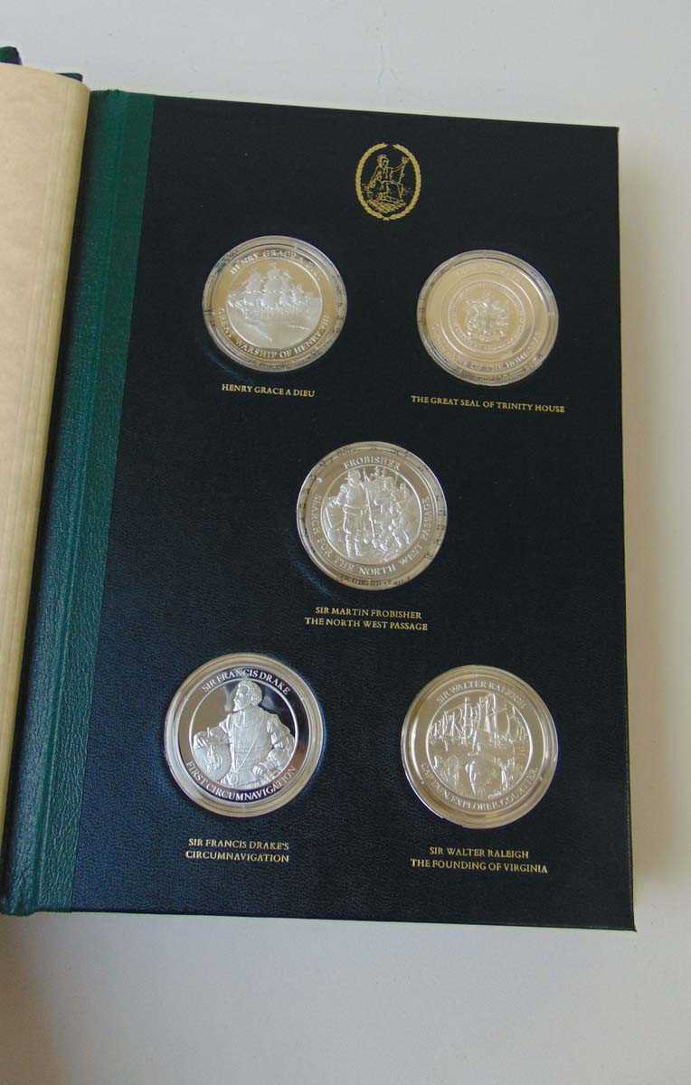 John Pinches, an album of twenty-five sterling silver medallions, 'The Mountbatten Medallic - Image 2 of 6
