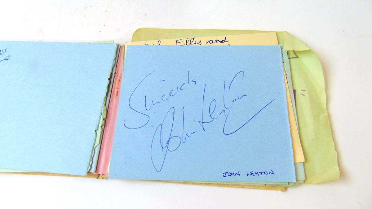 An autograph album covering the 1950' & 60's, to include Paul McCartney, John Lennon & Ringo - Image 23 of 37