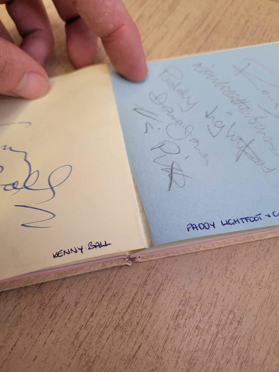 An autograph album covering the 1950' & 60's, to include Paul McCartney, John Lennon & Ringo - Image 34 of 37