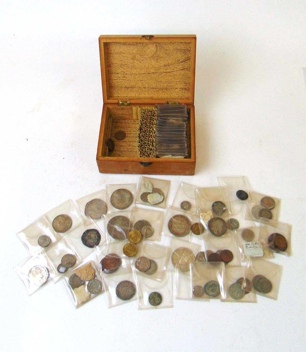 A collection of world coins, 17th to 20th century, to include Elizabeth I silver shillings and groat - Image 2 of 3