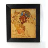 Frank Brangwyn RA, RWS, RBA (British 1867 - 1956), 'Tangier', signed, watercolour sketch of an