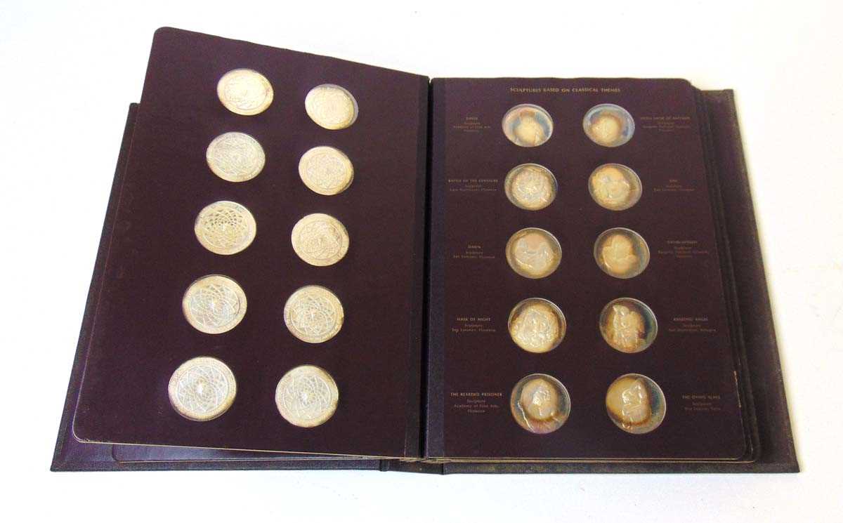 A set of sixty silver proof medallions of ''The Frescoes of the Sistine Chapel'' , issued by John - Image 4 of 7