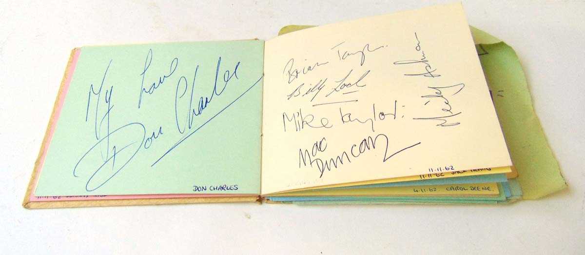An autograph album covering the 1950' & 60's, to include Paul McCartney, John Lennon & Ringo - Image 11 of 37