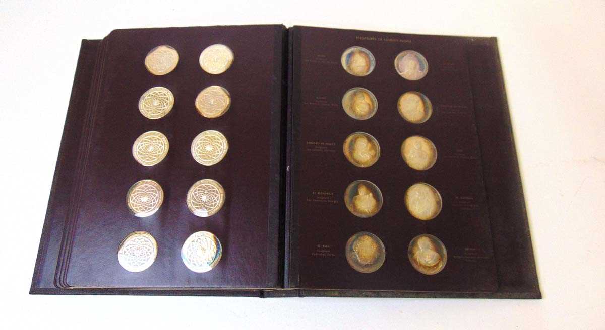 A set of sixty silver proof medallions of ''The Frescoes of the Sistine Chapel'' , issued by John - Image 7 of 7