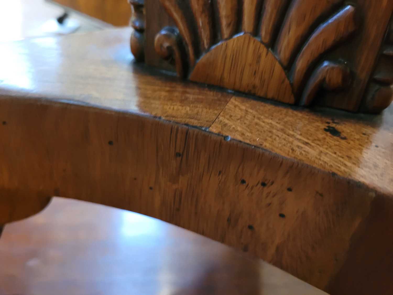A Regency mahogany occasional table, the circular top with applied match striker edge, on a - Image 7 of 8