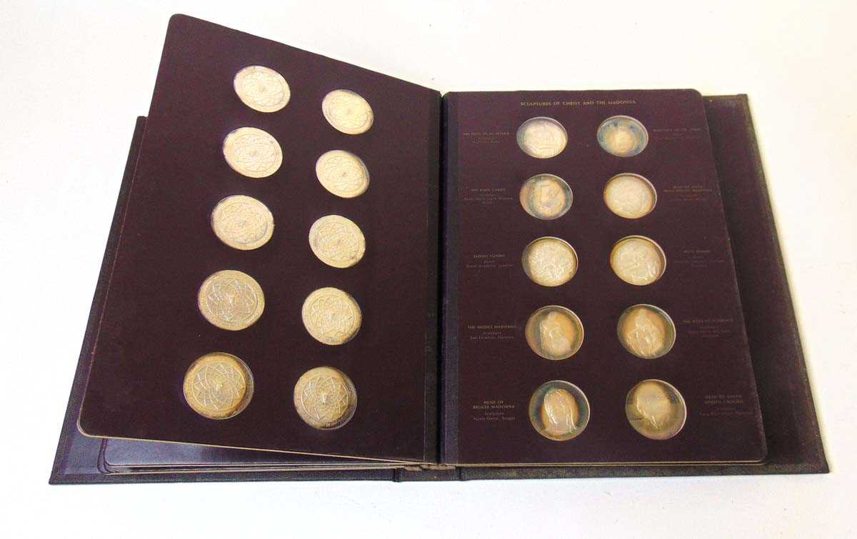 A set of sixty silver proof medallions of ''The Frescoes of the Sistine Chapel'' , issued by John - Image 6 of 7