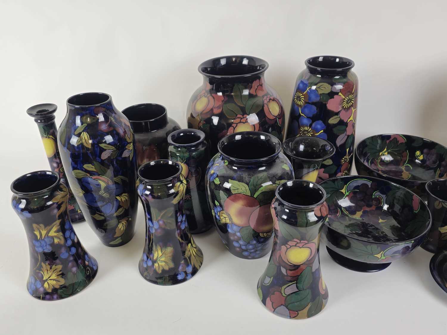 A collection of Royal Stanley Ware 'Jacobean Ware' ceramics including assorted vases, - Image 4 of 4