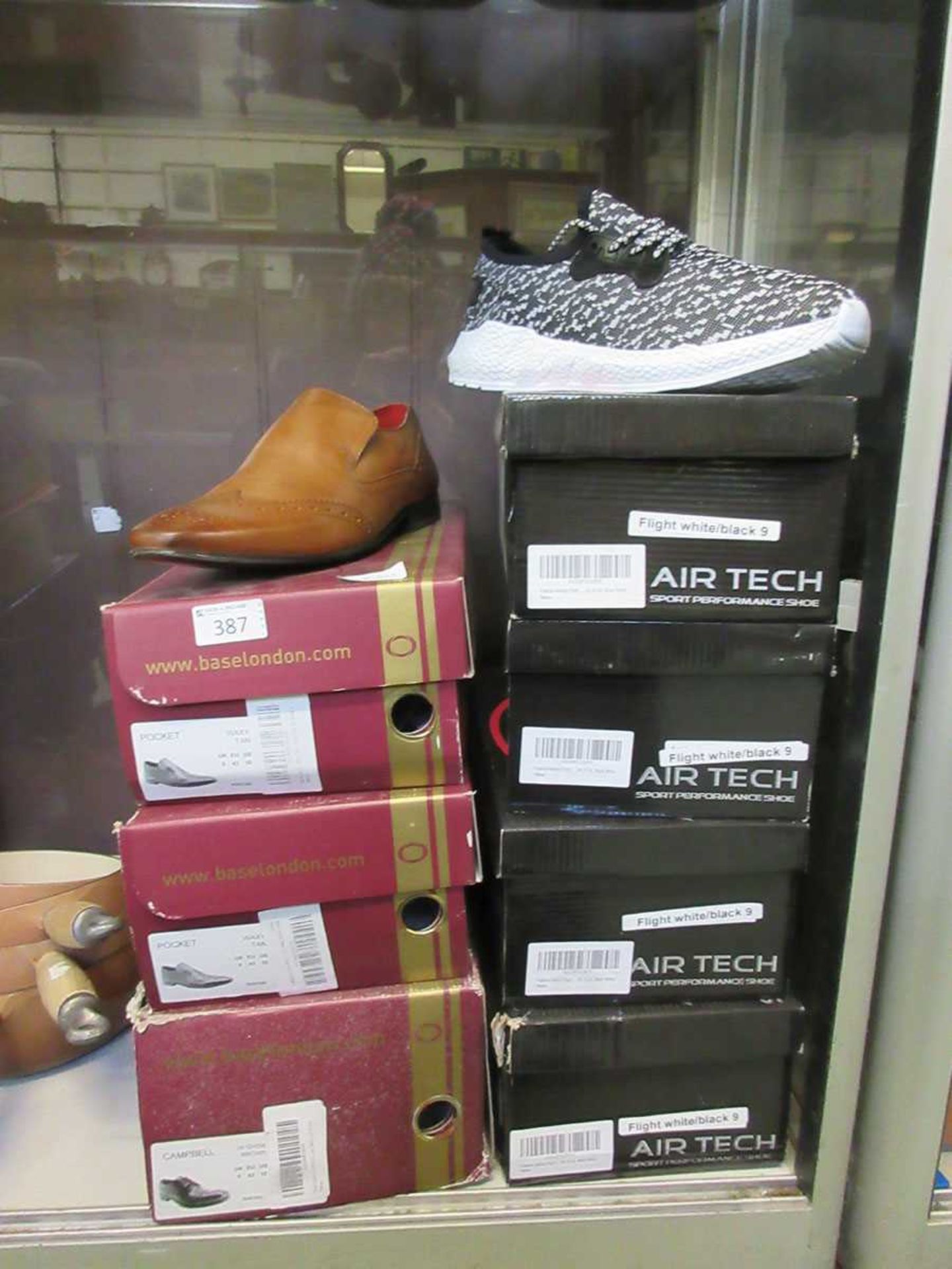 Seven pairs of boxed as new gent's shoes, UK size 9