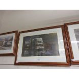 A set of four framed and glazed limited edition Eddie Stobart prints by Alan Fearnley, titled '