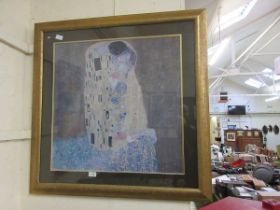 A framed and glazed print after Gustav Klimt