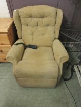 An electric reclining easy chair