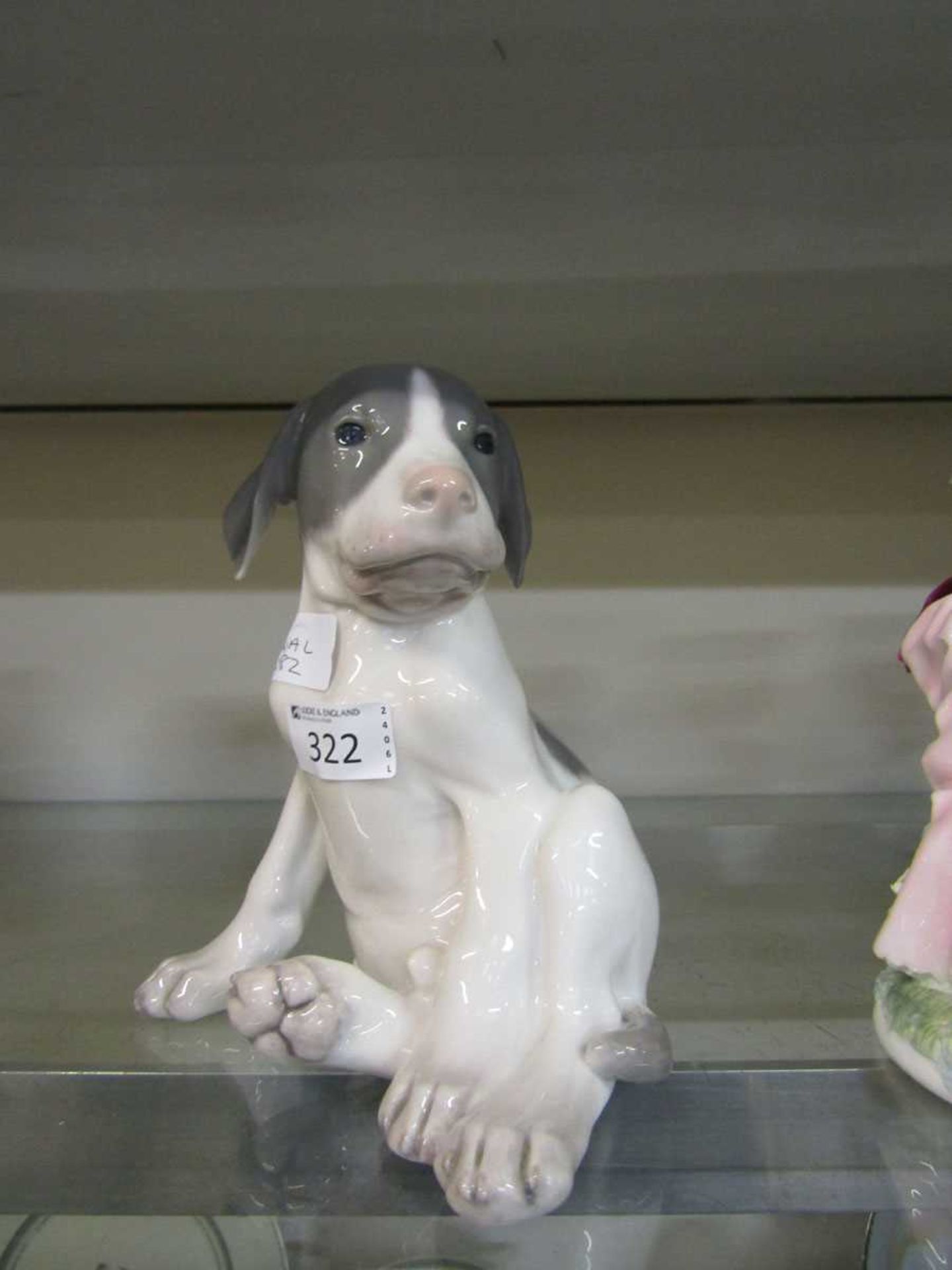 A Royal Copenhagen ceramic figurine of a puppy