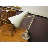 An angle poise style lamp