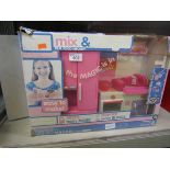 A boxed Barbie 'Mix and Magic' playset