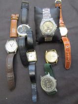 A quantity of modern wristwatches