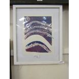 A framed and glazed Bobbie Bale print 'Moon Tide'