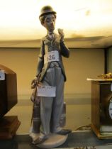A Lladro ceramic figurine of gentleman with cane