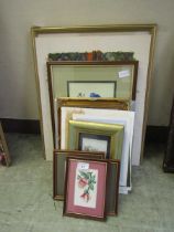 A quantity of modern framed artworks on various subjects to include watercolours and prints