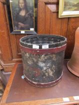A 19th century ply banded bucket