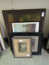 Four framed and glazed early 20th century artworks being prints on various subjects