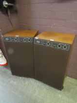 A pair of mid-20th century Jamo Stereo Monitor J-203 speakers