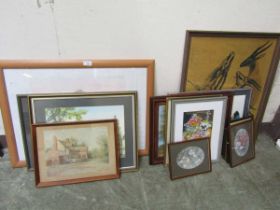 A large quantity of artworks to include prints, still life, countryside, David Shepherd print, etc