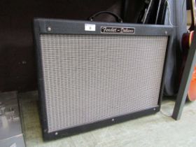 A Fender Hot Rod Deluxe 180 watt combo amplifier Unsure of functionality, advise viewing in