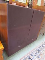 A pair of large Wharfedale 'Airedale SP' speakers