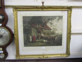 After George Morland, pair of coloured engravings, signed in pencil John Cother-Webb with blind