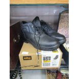 A pair of men's size 12 steel toe capped boots