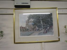 A framed and glazed Sturgeon print signed to bottom right