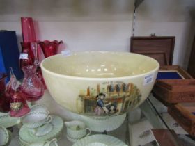 A Crown Devon 'Cries Of London' ceramic serving bowl