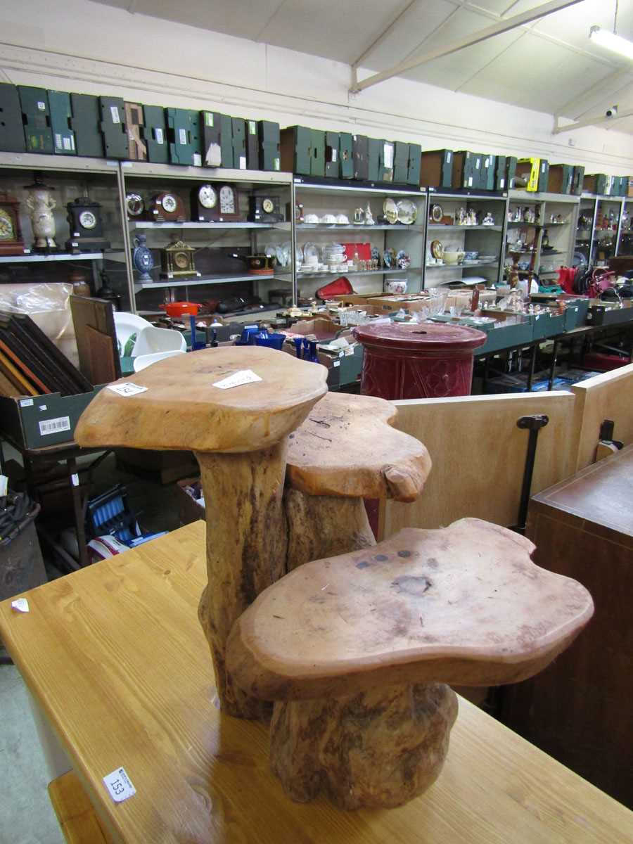 A driftwood style occasional table