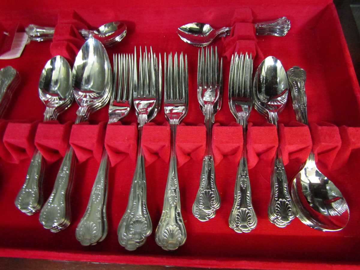 A H.Housley and Sons Ltd canteen of King's pattern flatware - Image 2 of 2