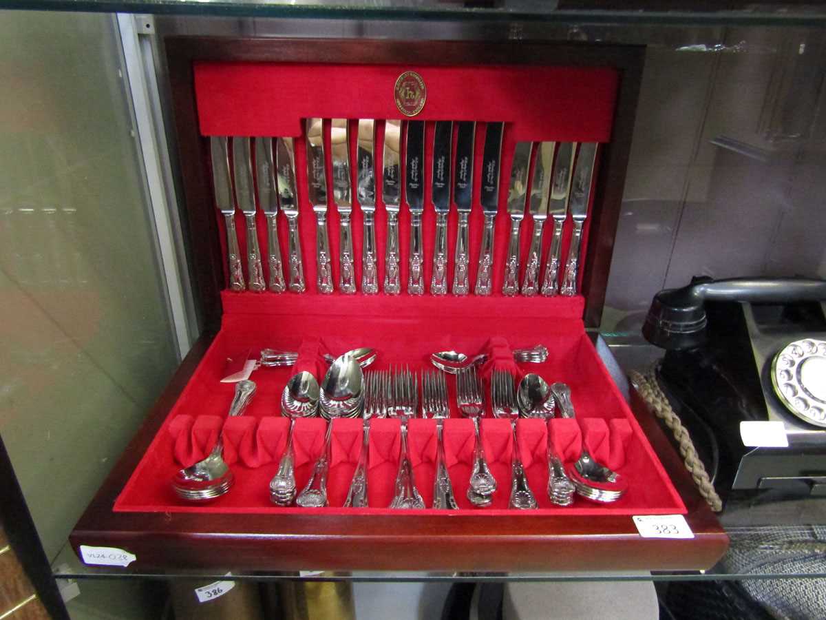 A H.Housley and Sons Ltd canteen of King's pattern flatware