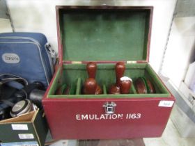 A Masonic Order Emulation Lodge 1163 presentation case