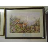 A framed and glazed limited edition Glenda Wray print titled 'Age of the Valley' No.47 of 600 signed