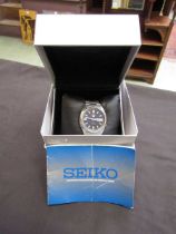 A Seiko gent's automatic wristwatch in box
