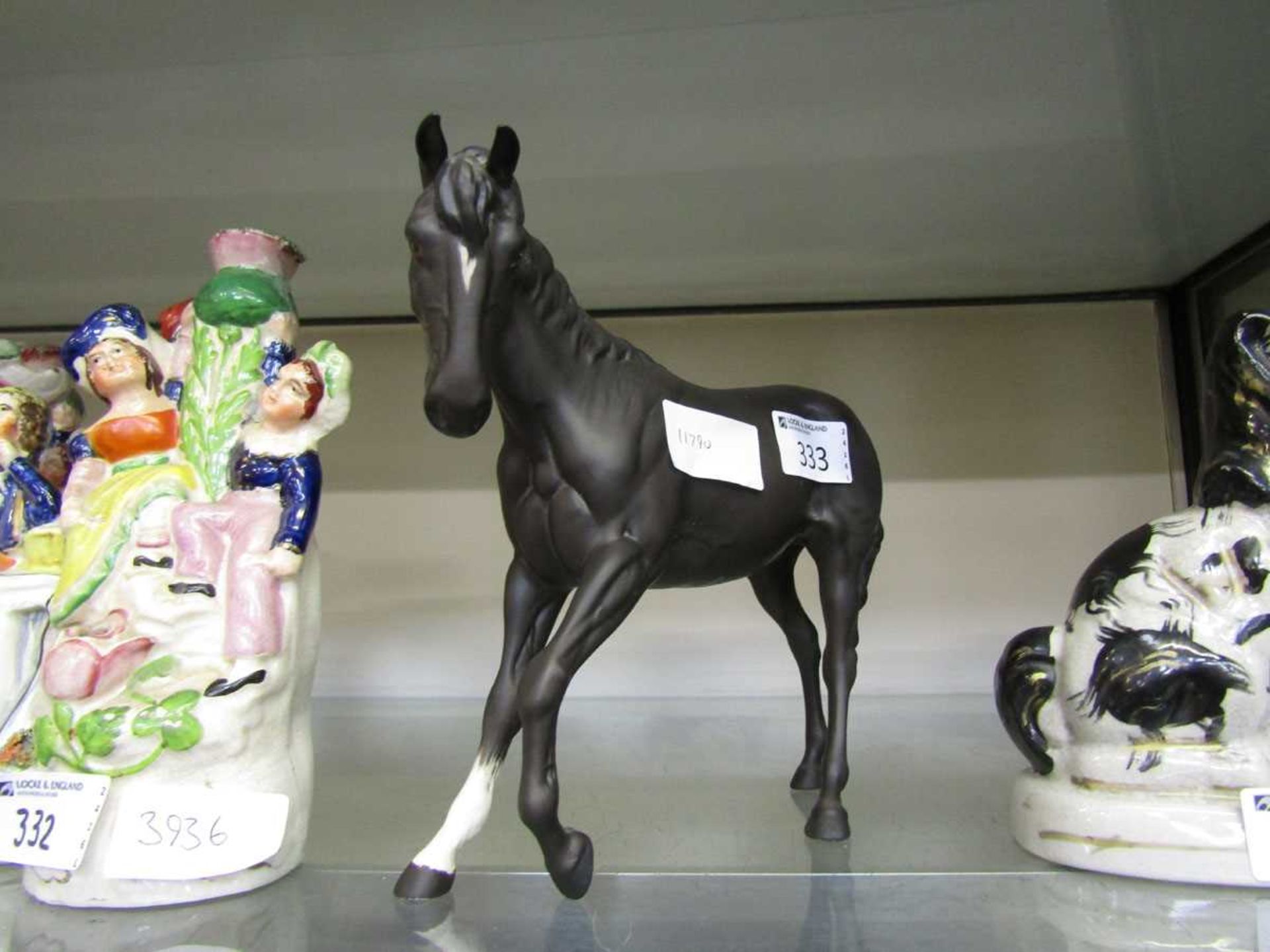 A Beswick ceramic figurine of a horse 'Black Beauty' - Image 2 of 2