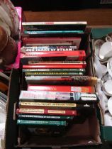 A tray of hardback railway related books