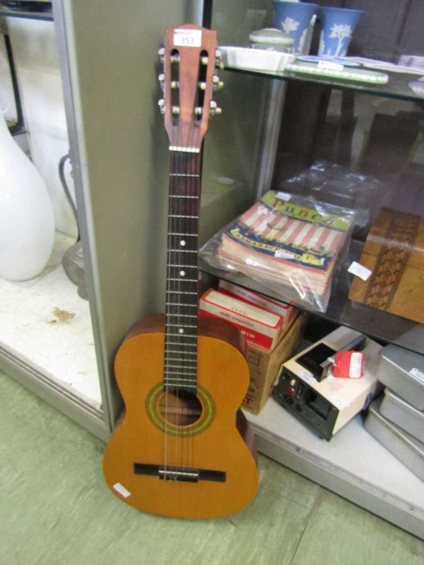 An Encore acoustic guitar, model no. ENC36N