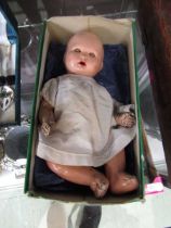 A 20th century German celluloid doll