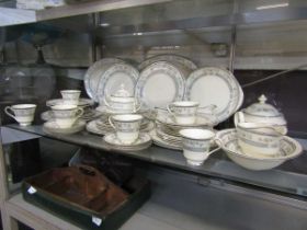 A selection of Minton 'Penrose' tableware to include plates, meat plates, tureen, sauce boat, etc